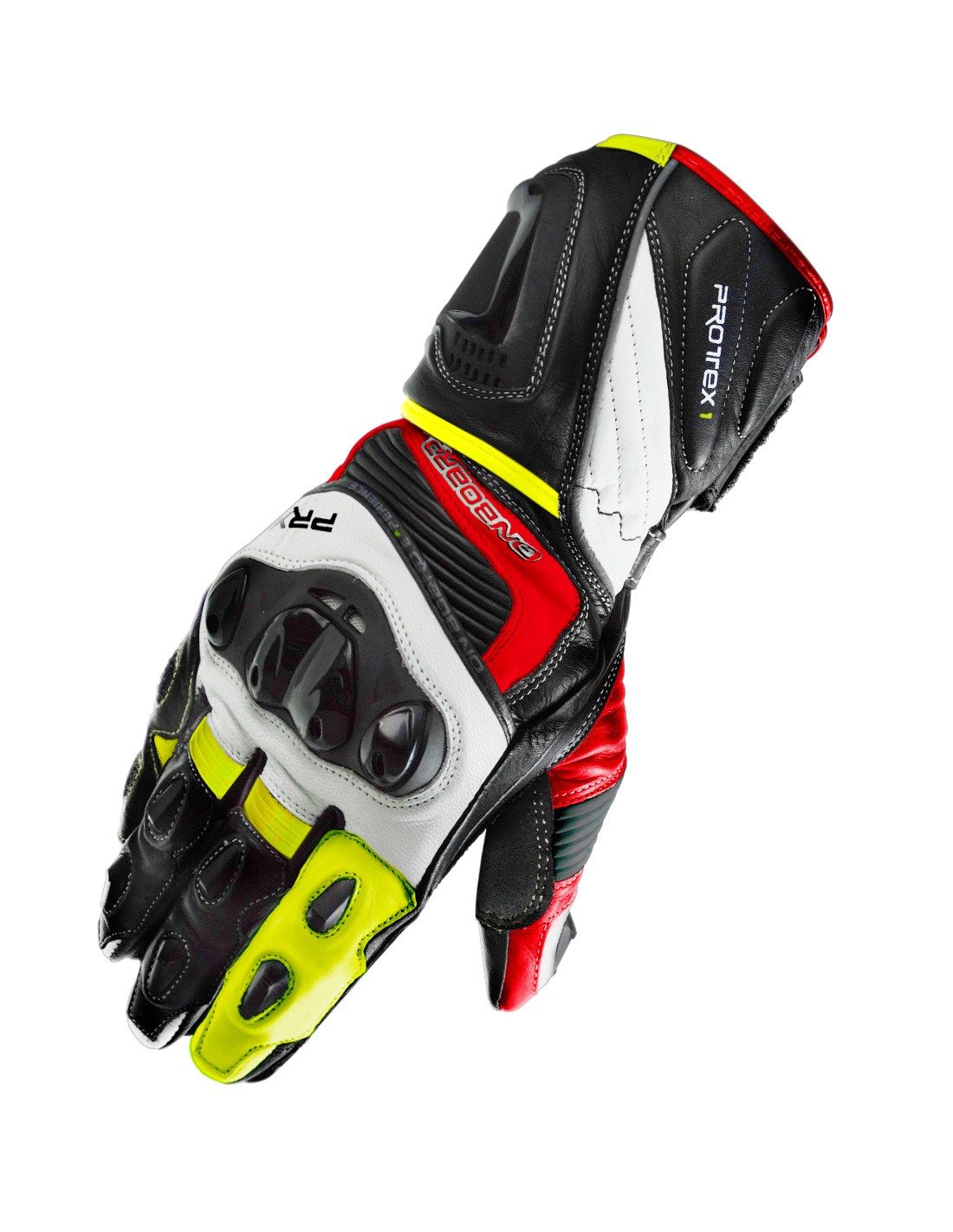 Excelentes y testados guantes homologados On PRX1 negro , rojo y fluor