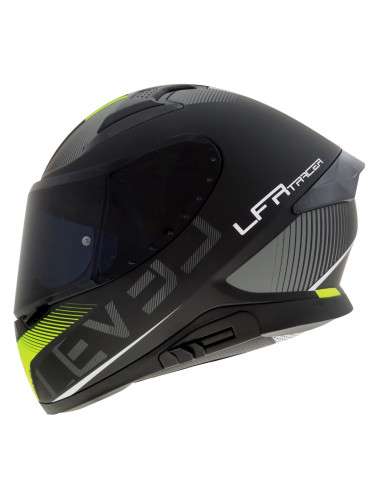 LEVEL helmet LFTR TRACER D.Visor Matt Black / Fluor Yellow